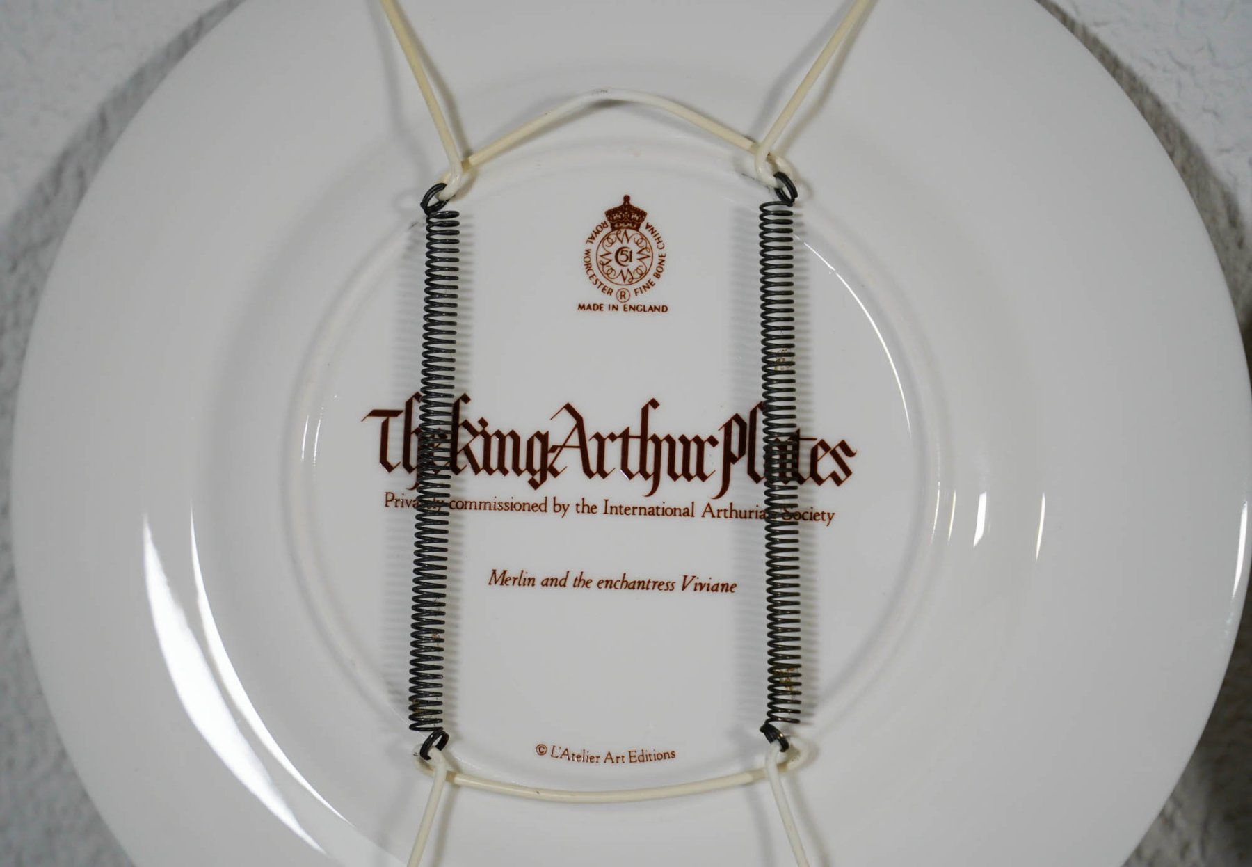 Royal Worcester Teller: 2x Royal Worcester Wandteller König Artus – Gebraucht aus Dietikon von zajactb 5