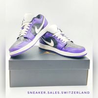 Jordan 1 Low  Court Purple
