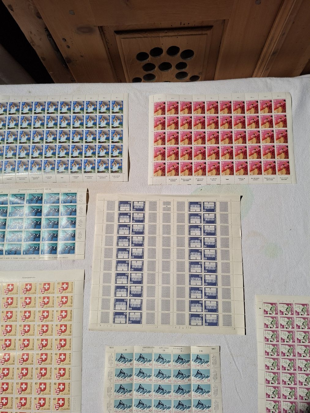 Tutti i francobolli: 10 Bogen/Teilbogen mit Ersttag Stempel – Nuovo (secondo la descrizione) da Masein venduto da Vintagericcardo 2