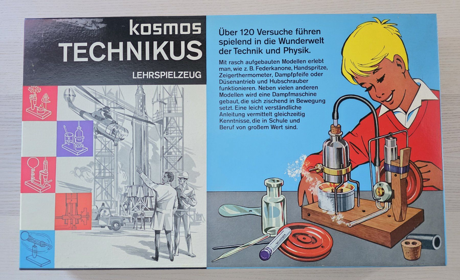 Kit di costruzioni: Kosmos Technikus Baukasten Experiment Dampfmaschine – Nuovo (secondo la descrizione) da Stein SG venduto da nxr_vzv9 2