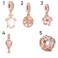 ✅ NEU Crystal Charm Anhänger zu Pandora - Silberfarbig