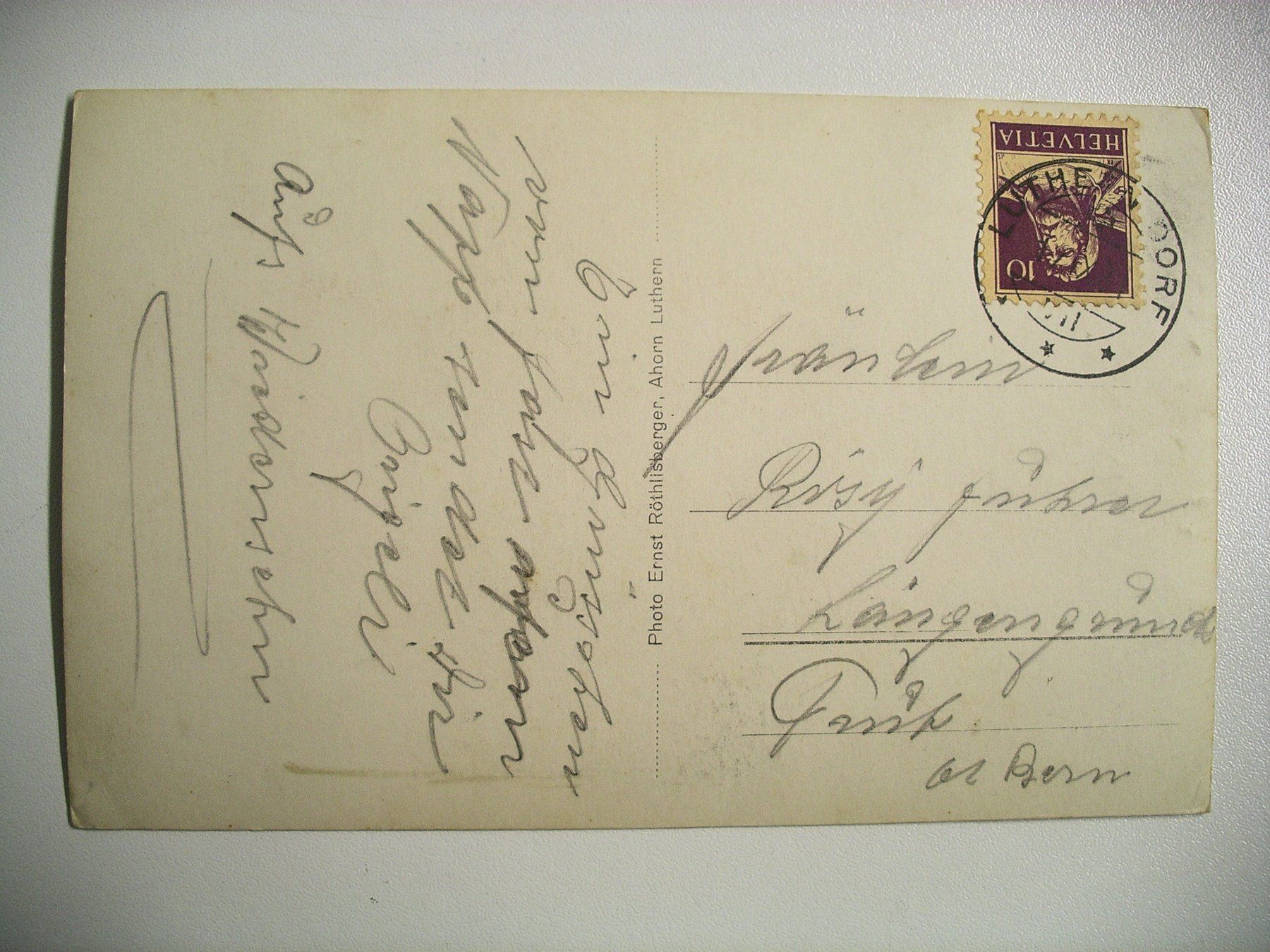 Cartoline postali: FotoAK  LUTHERNBAD – Usato da Oberhofen am Thunersee venduto da luuping99 1