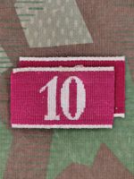 Achselschlaufen Ord. 1875 Nr. 10, Set