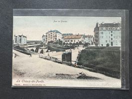 AK 1903 La Chaux-de-Fonds Pont du Grenier gelaufen (G3626)