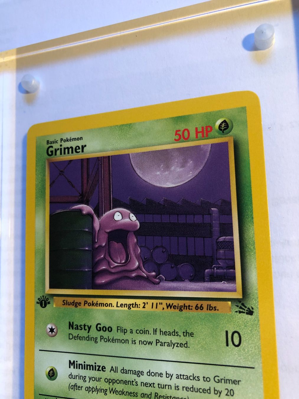 Carte collezionabili: Grimer 1st Fossil - MINT - ab 1.- – Usato da Giubiasco venduto da dan_pr8b 3