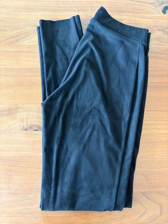 Wolford Schwarz Wildlederoptik Leggins, Gr.38,