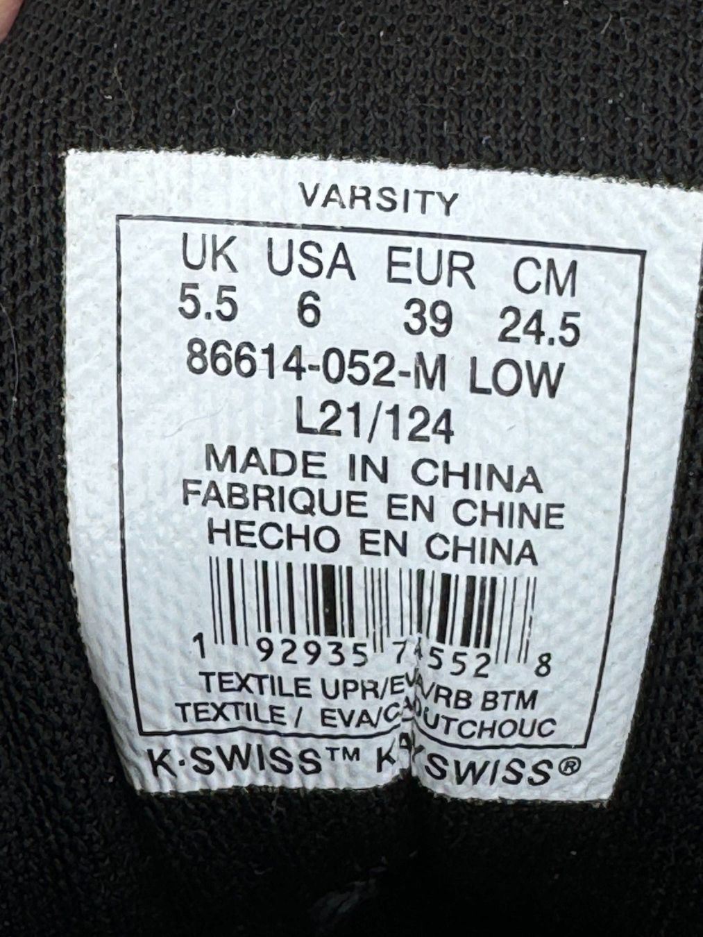 Scarpe per ragazzi: Tennisschuhe K-Swiss Gr. 39 – Usato da Rüfenacht BE venduto da jagluiperd 3