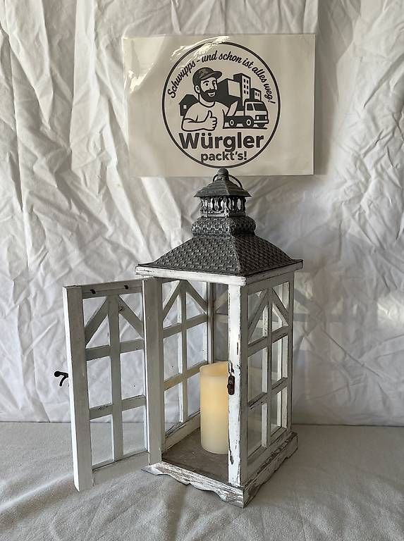 Lanterne: Laterne im Shabby Chic Look – Usato da Biberstein venduto da rwu_nw9r