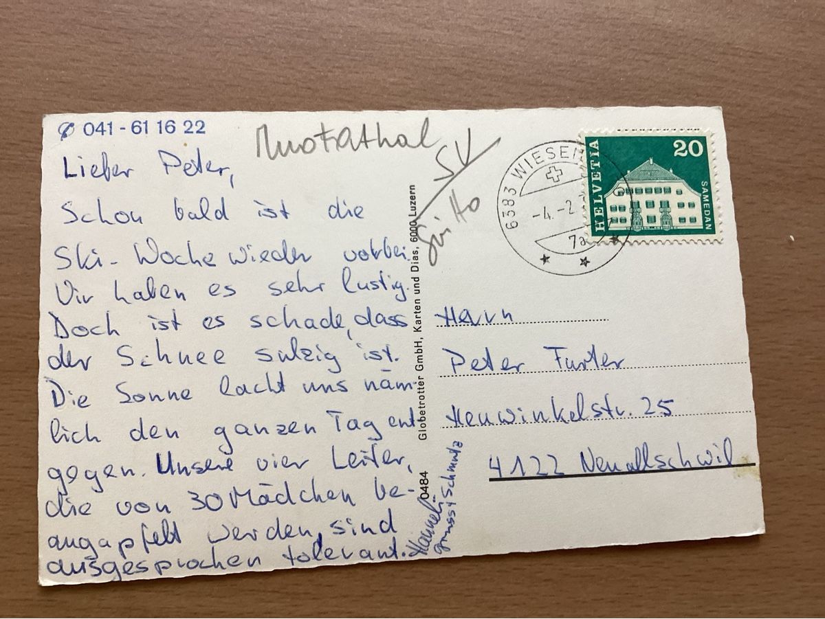 Cartoline postali: AK Berghaus Gummen mit Glattialp – Usato da Wassen UR venduto da SABDOM 1
