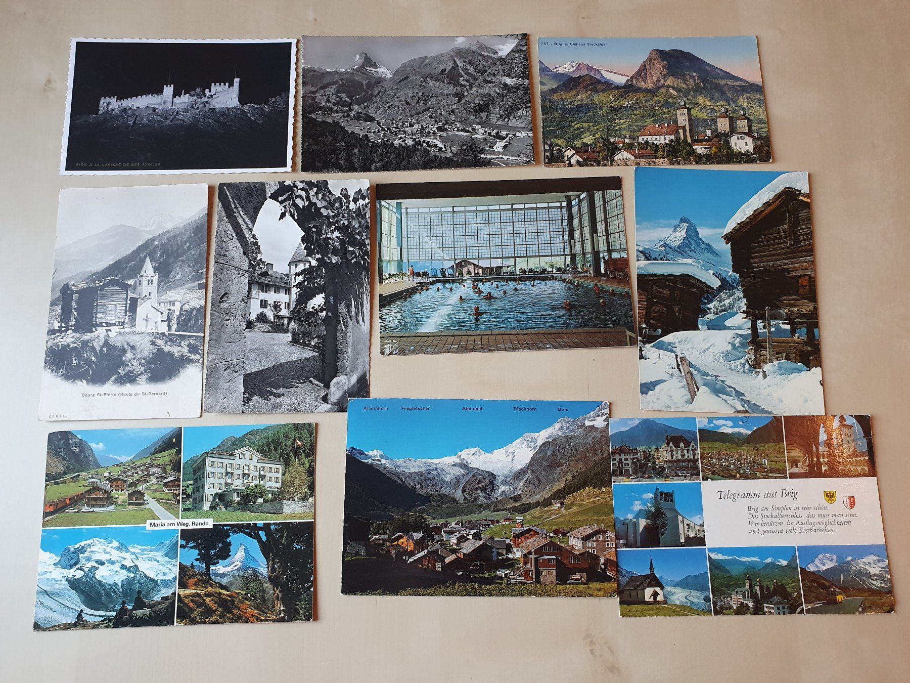 Cartoline postali: 20 x Karten Wallis ab 1960 – Usato da Stansstad venduto da collectorsshop