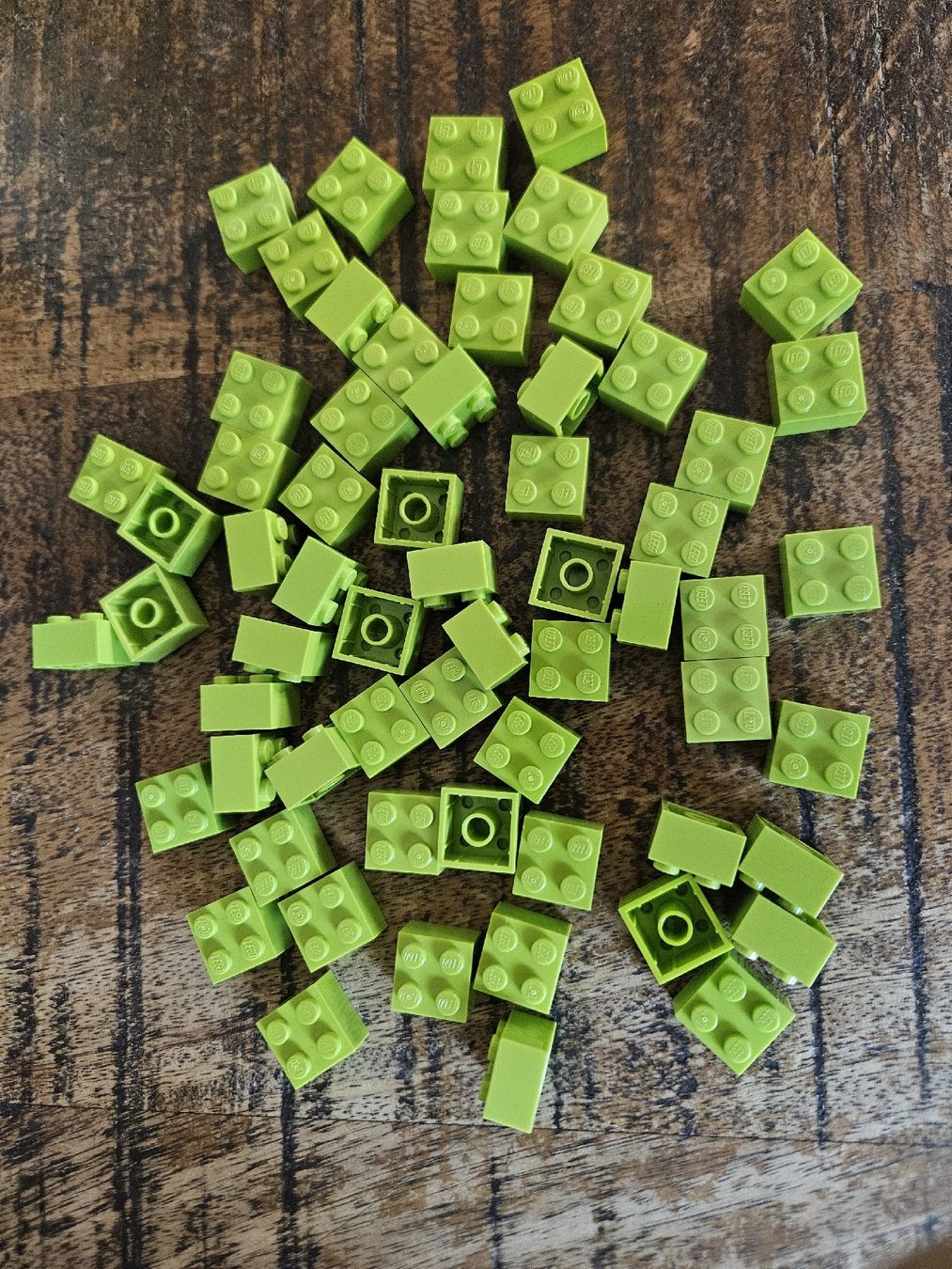 Lego Baukästen: lego 3003 lot de 60 pièces Lime Brick 2 x 2 – Gebraucht aus Confignon von Ecrofigs 1
