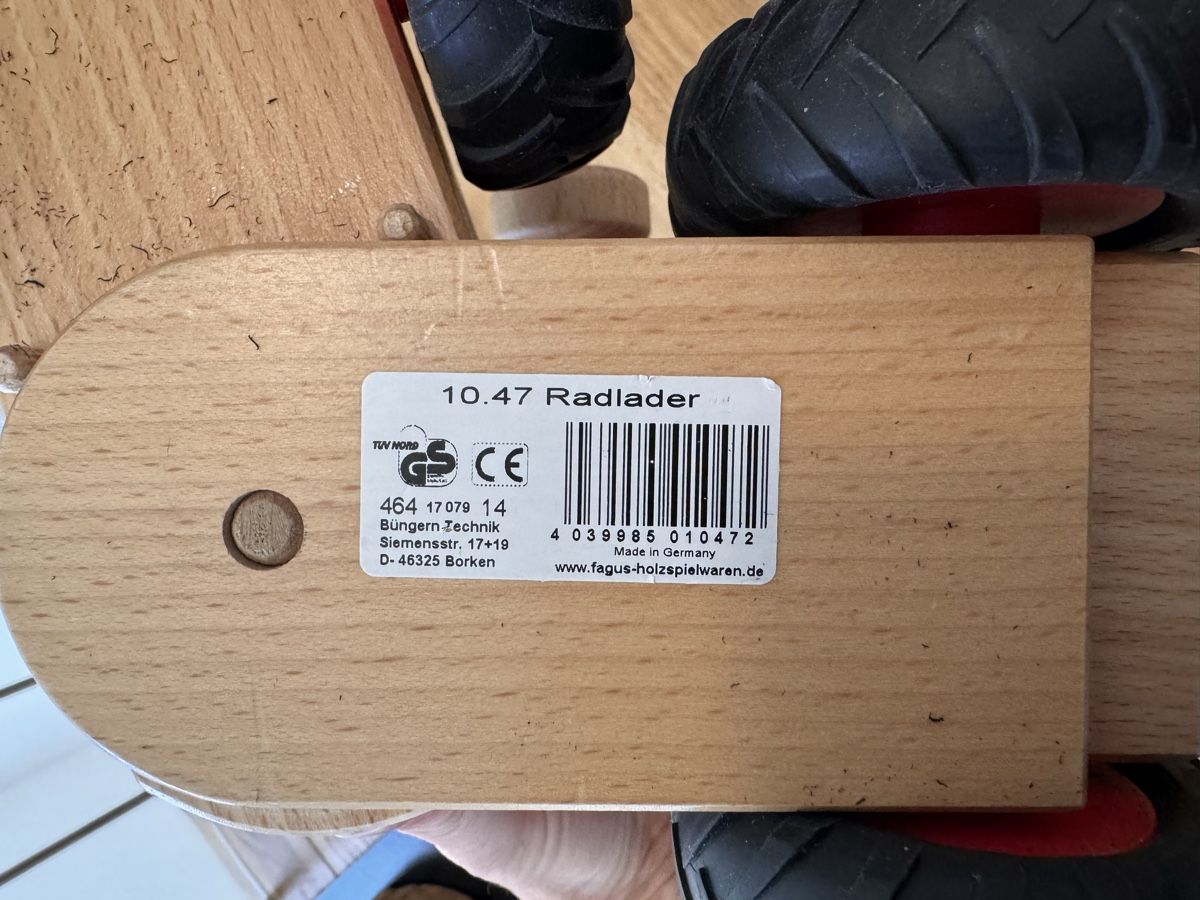 Spielzeuge: Holz Radlader Fagus – Gebraucht aus Oltingen von Funnyface 2