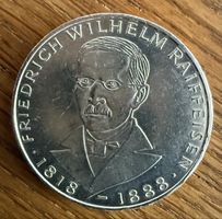 5 DM BRD 1968 Friedrich Wilhelm Raiffeisen, Silbermünze