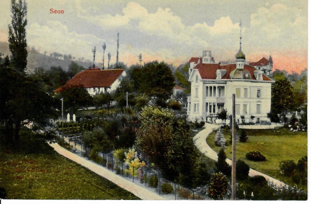 Ansichtskarten: Seon 1908 - Ambulant – Gebraucht aus Hochdorf von Ziegel-16