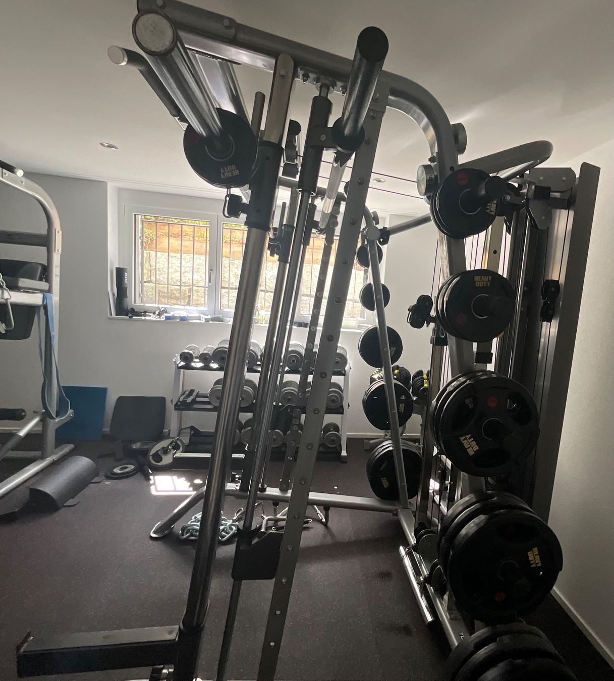 Hometrainer: TuffStuff Rack/Half Cage + Smith Machine + Kabelzug – Usato da Koblenz venduto da volkiland_5765 3
