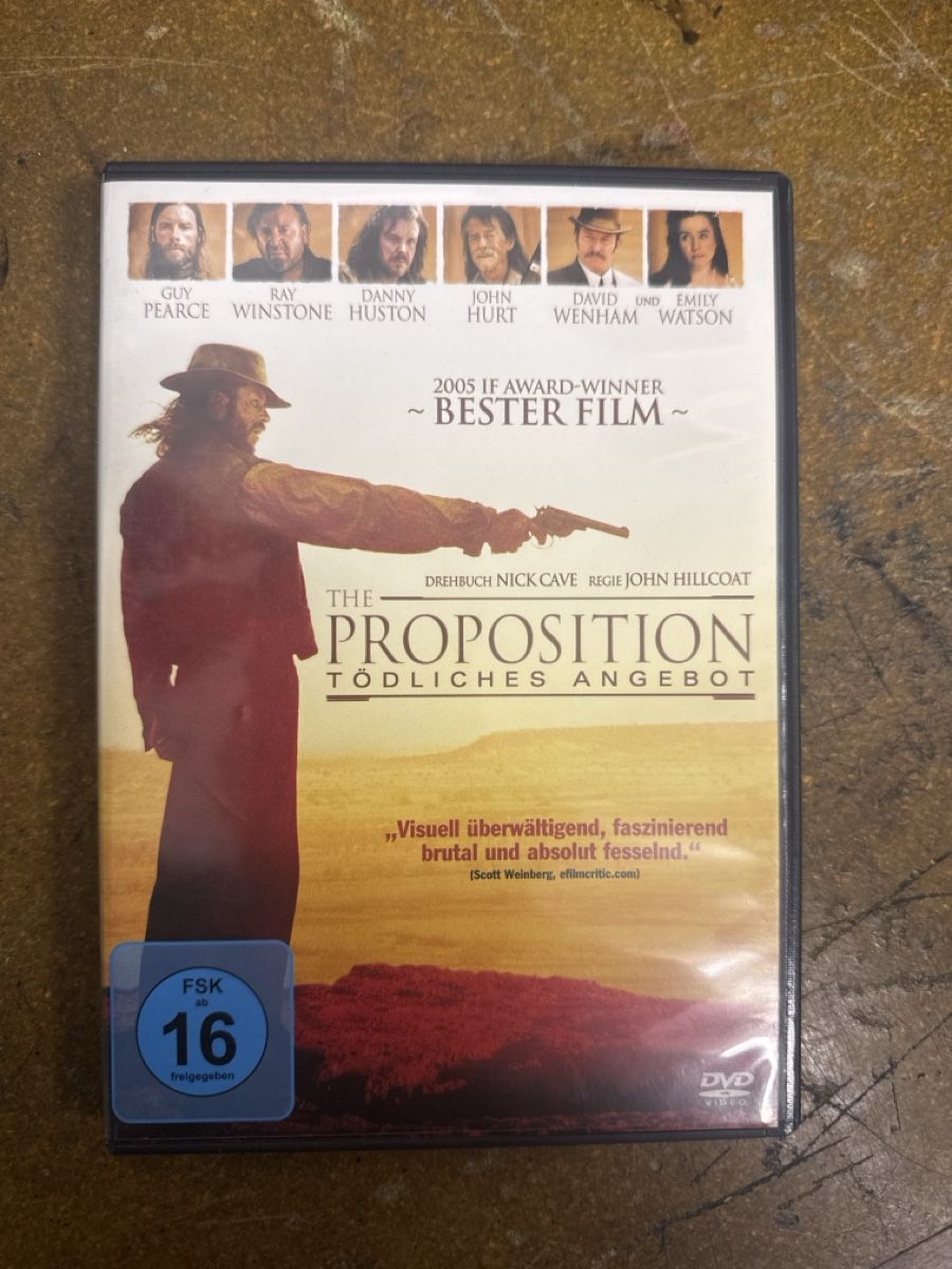 Tutti i DVDs: DVD The Proposition Tödliches Angebot – Usato da Romanshorn venduto da Donkaej21