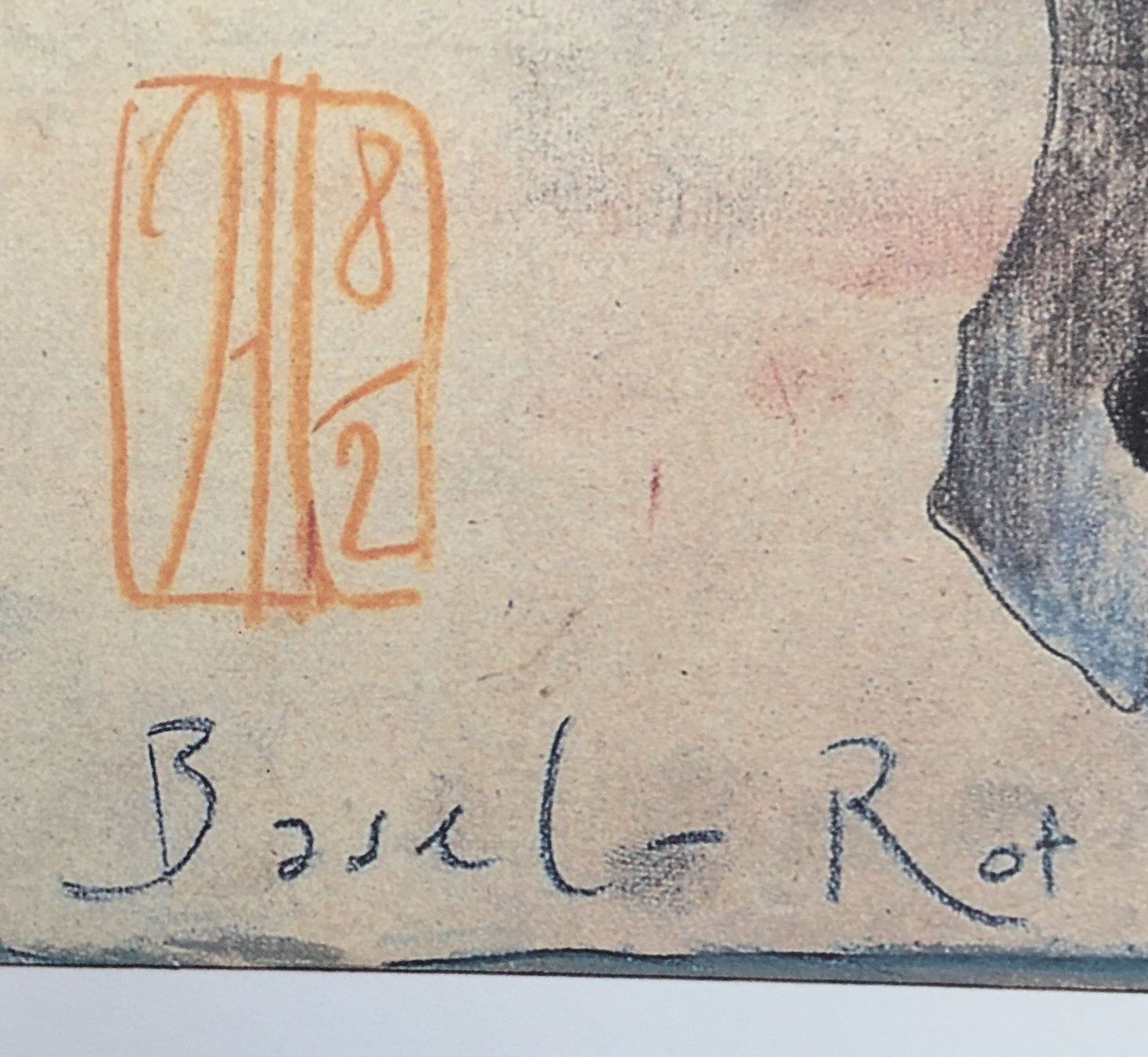 Grafica & Litografie: Horst Janssen     "Basel-Rot"     Farboffset – Usato da Nennigkofen venduto da juhit 6