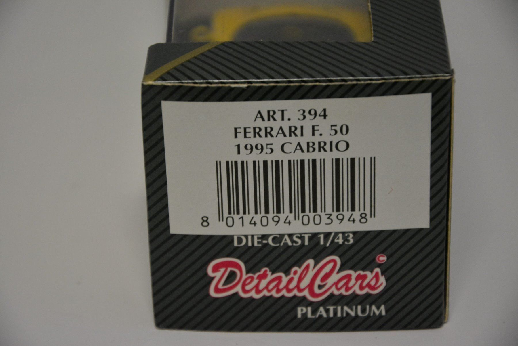 Ferrari Modellini d'auto: Ferrari F50 1995 Cabrio , 1:43 – Nuovo e nell'imballaggio originale da Goldach venduto da Feivel9 1