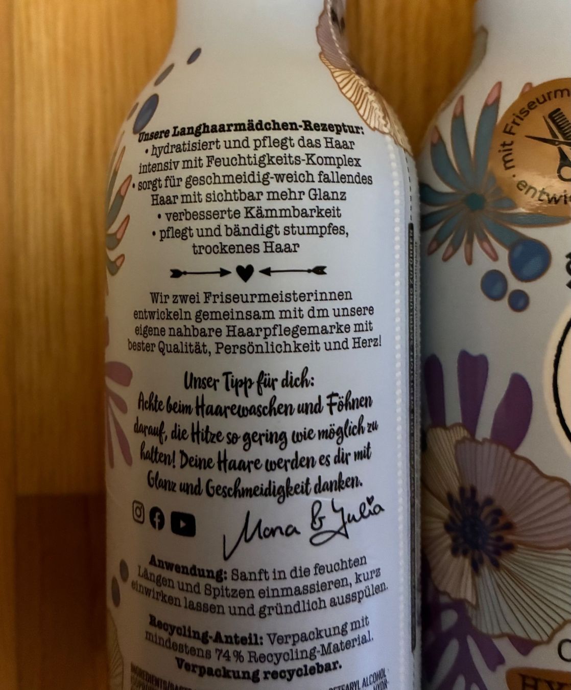 Prodotti per capelli: Langhaarmädchen Conditioner Hydrate & Shine – Usato da Bern venduto da RageMM87 3