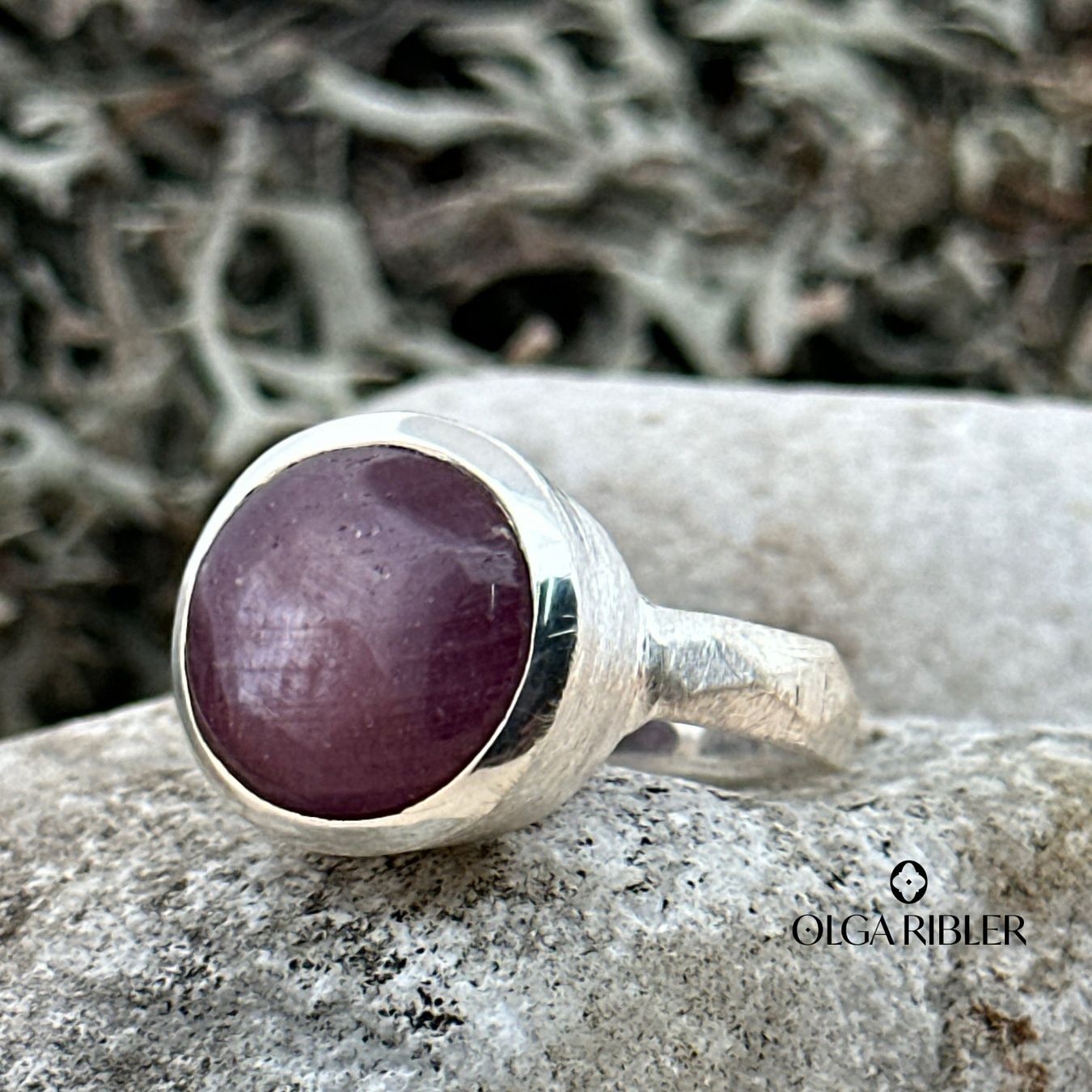 Olga Ribler Ringe: Sternrubin Ring Sterling Silber  Ringgrösse 56 – Neu (gemäss Beschreibung) aus Luzern von Schmuckoutlet 2