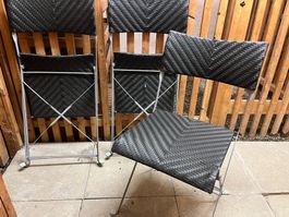 3 Klappstühle für Balkon/Terrasse/Garten