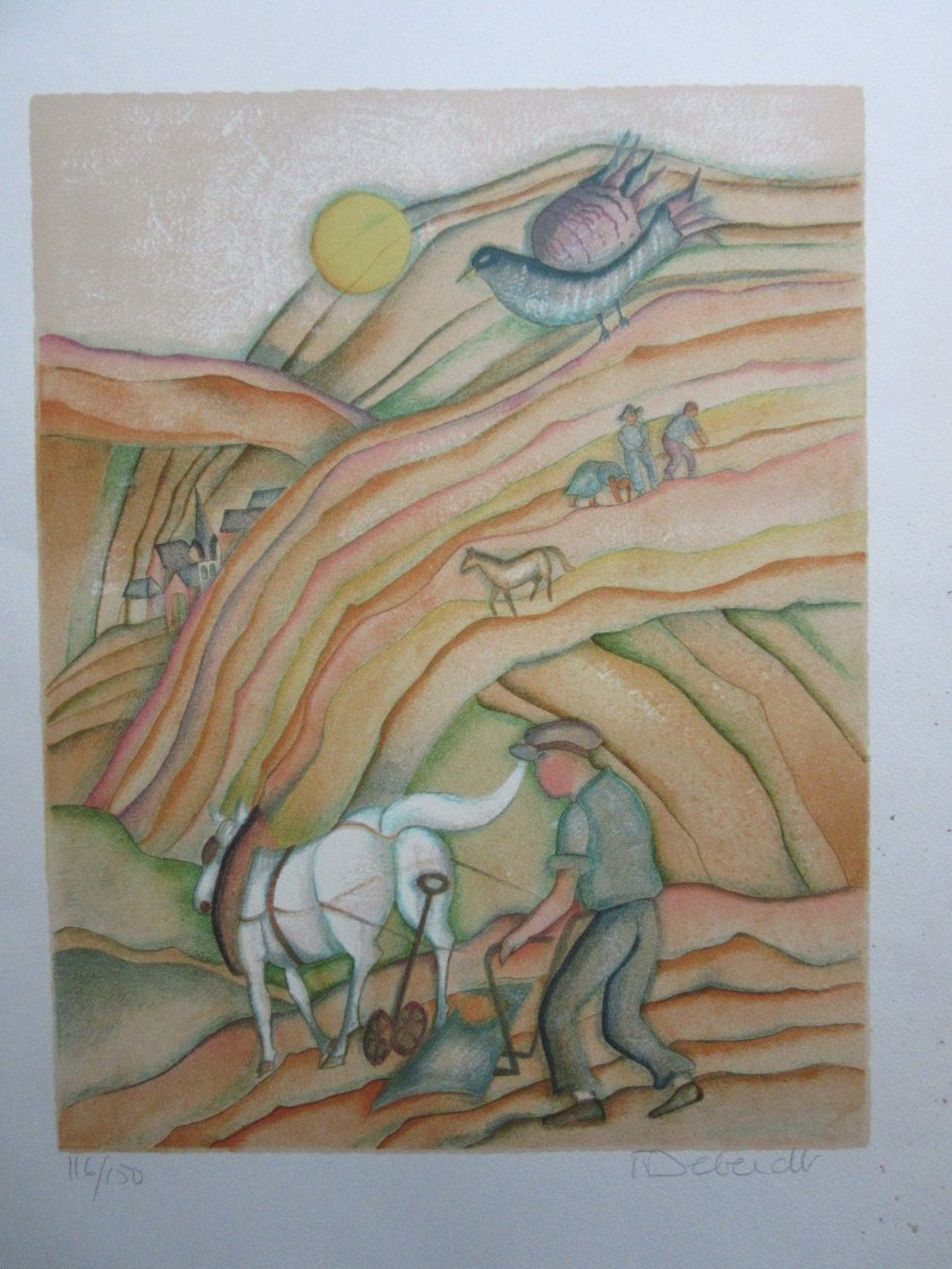 Grafica & Litografie: FRANCOISE DEBARDT LITHOGRAPHIE – Usato da Gersau venduto da grafik-kunst 1