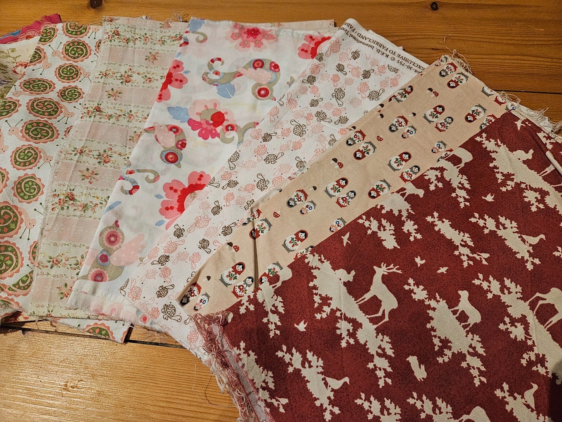 Stoffe: Baumwollstoff Paket für Wimpel, Patchwork etc. – Gebraucht aus Rifferswil von fle_5nqr 2