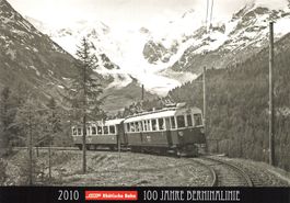 Morteratsch GR Berninabahn am Morteratschgletscher Bahn