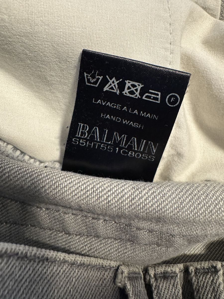 Balmain Jeans: BALMAIN Paris Biker Jeans – Neu (gemäss Beschreibung) aus Reinach BL von Nushka89 5