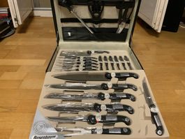 Rosenbaum Solingen Messer-Gabelset im Koffer