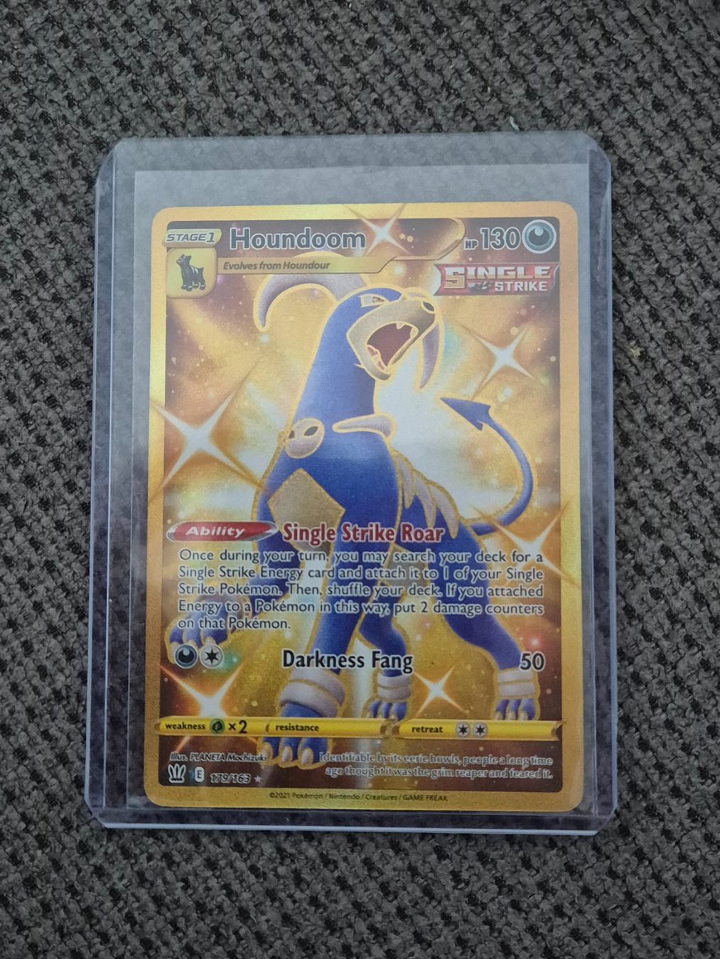 Cartoline: Pokemon Houndoom BST 179/163 EN – Nuovo (secondo la descrizione) da Oberdorf BL venduto da RaDeluxe7
