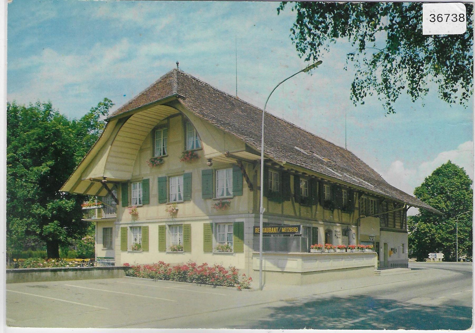 Cartoline postali: Wirtschaft Schloss Landshut - Utzenstorf – Usato da Ettingen venduto da Kartenplanet