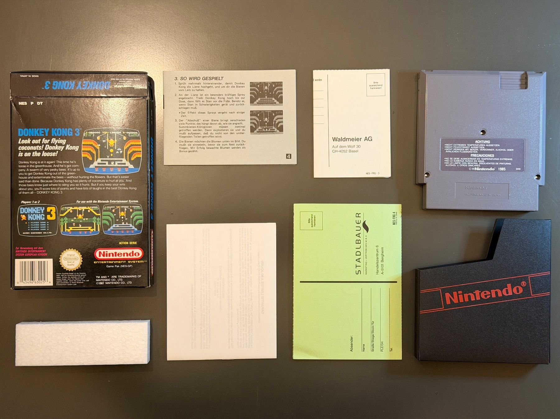 Nintendo Jeux: Donkey Kong 3 - inkl. Originalverpackung – D'occasion à Zürich par Master202 2