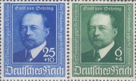 Deutsches Reich 760-761 Emil von Behring Nobelpreisträger **