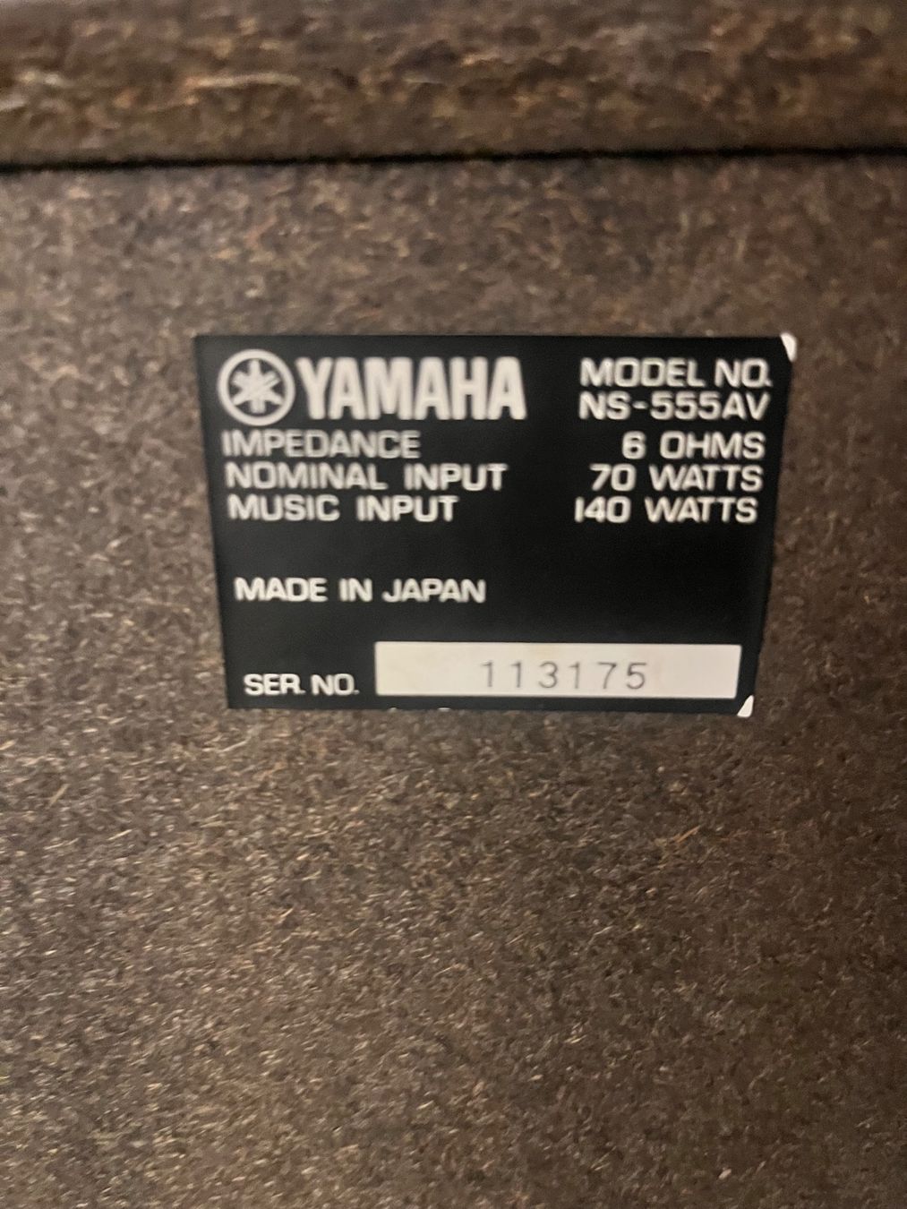 Yamaha Casse acustiche: Yamaha NS-555AV Speakers Pair – Usato da Arbedo venduto da tyr_5lgf 3