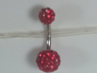 Gioielli per piercing: bauchnabelpiercing,,mit kristall,,,rot – Nuovo (secondo la descrizione) da Basel venduto da bij_5hqd