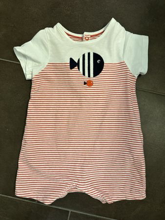 Kurzarm Strample /Onesie  von Obaibi, Gr 6 Mt