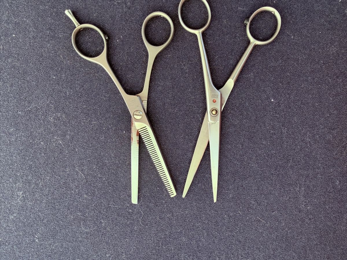 Accessori per capelli: Profi Coiffeurscheren Set inkl. Effilier-, Umhang, Bürste – Usato da Domat/Ems venduto da PPatrol 1