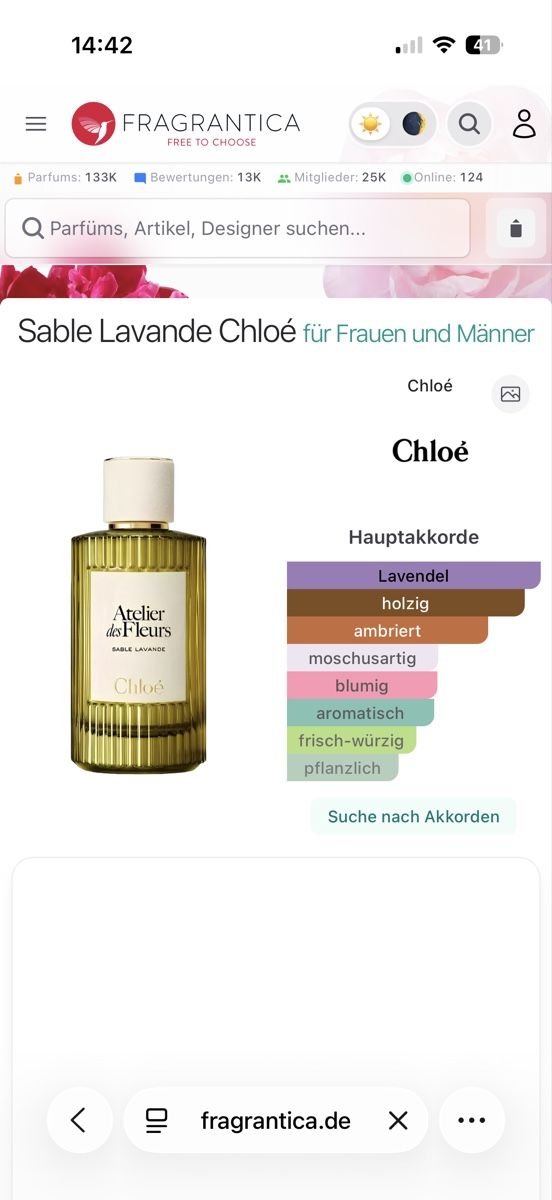 Chloé Profumi & Eau de Toilette: Sable Lavande Chloé NEU 2026, 2 ml – Usato da Sursee venduto da nri_sbv9 1