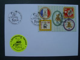 2002 Nr. 1054-1058 auf Brief mit Stempel SIGRISWIL