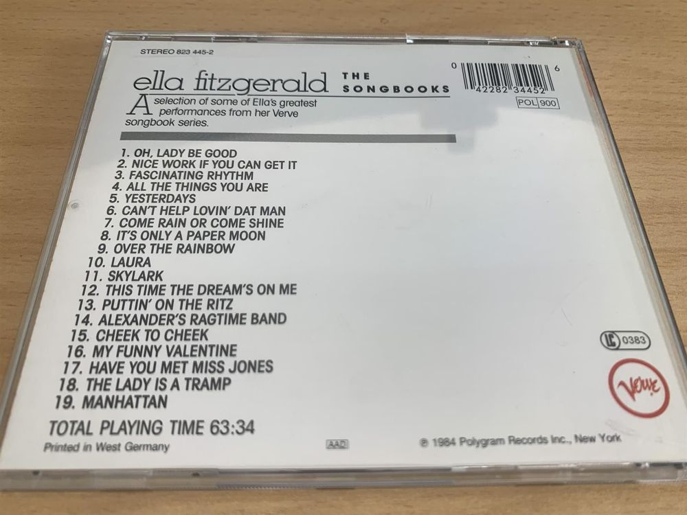 Ella Fitzgerald The Songbooks Kaufen auf Ricardo