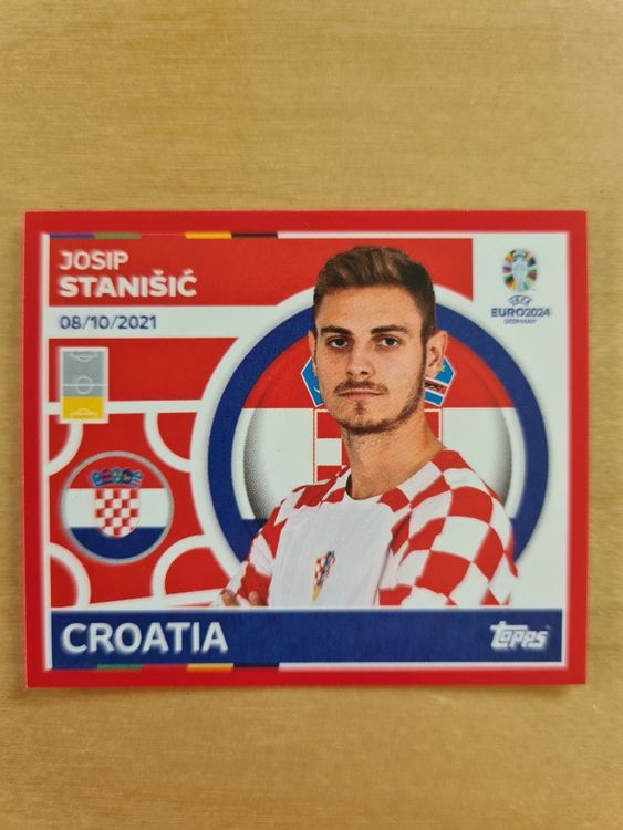 TOPPS EURO 2024 Match Attax 24 Carte De Base Croatie CRO 6 Josip
