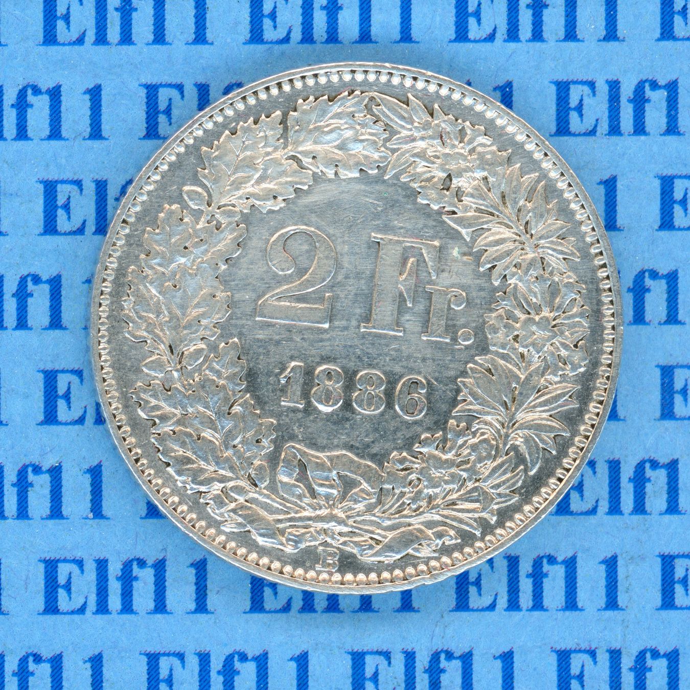Tutti le monete: CHF___2.00 1886 vz 2 Franken – Usato da Widnau venduto da Elf11