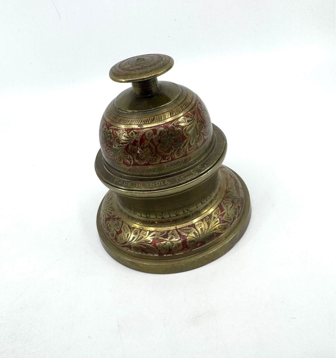 Campanacci mucche: Indische Vintage Messing Glocke mit Ständer – Usato da Herisau venduto da Seyashop1 5