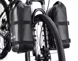 2er Set Pack Rolltop Wasserdichte Fahrradgabeltasche 10L