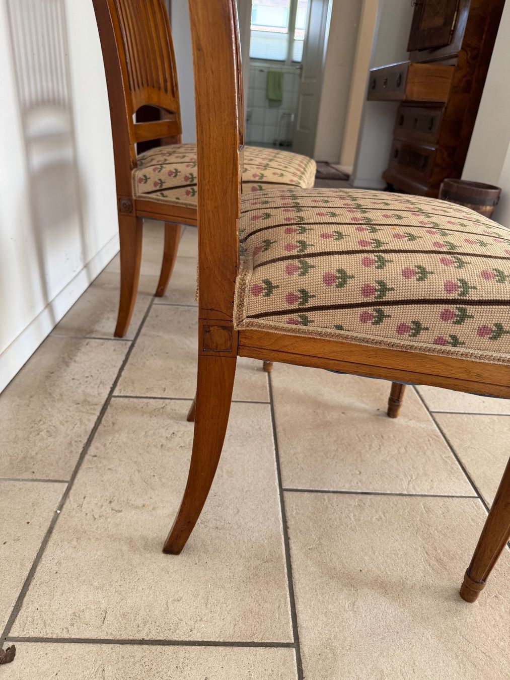 Chaises: 2 antike Biedermeier Stühle – D'occasion à Wiesendangen par dfc187 3