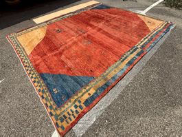 Gabbeh Persien 385x305cm Teppich geknüpft sauber