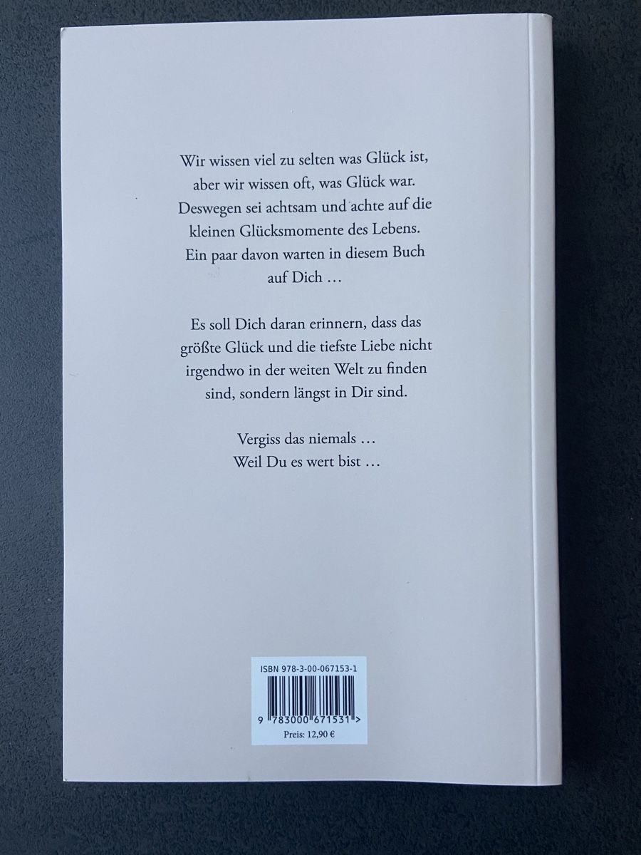Libri: Buch - weil ich es Wert bin – Nuovo (secondo la descrizione) da Dielsdorf venduto da lor_j5qt 1