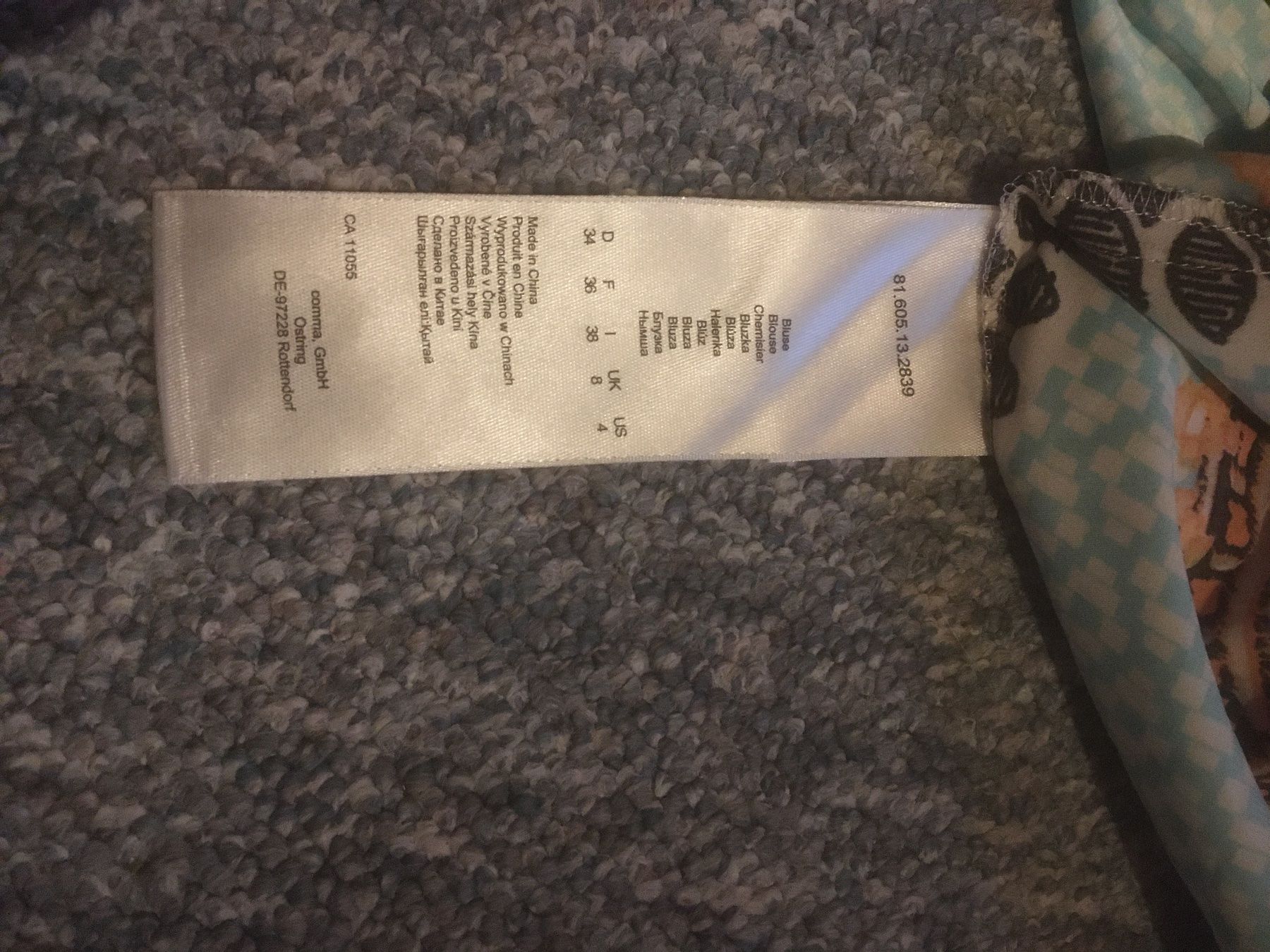 Comma Tops: Sommerliche Damen Bluse Gr. 36 von Comma mit Muster, Top ... – Gebraucht aus Schaffhausen von ann_g6tx 2