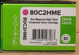 Lexmark CX410, CX510 magenta Toner, 80C2HME, 80C2HM0, 802HM